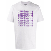 Carhartt WIP Camiseta com estampa de logo - Cinza
