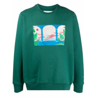 Casablanca Barabella printed sweater - Verde