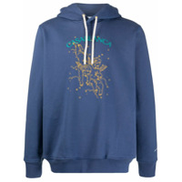 Casablanca Cherubs constellation hoodie - Azul