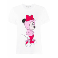 Comme Des Garçons Girl Camiseta de algodão com estampa Minnie Mouse - Branco