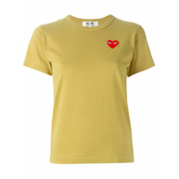 Comme Des Garçons Play Camiseta com logo - Amarelo