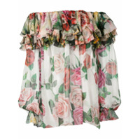 Dolce & Gabbana Blusa com estampa floral - Preto