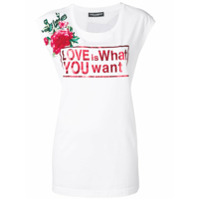 Dolce & Gabbana Camiseta com estampa Love - Branco