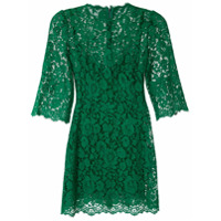 Dolce & Gabbana Vestido tubinho em renda - Verde