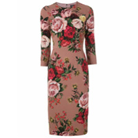 Dolce & Gabbana Vestido tubinho estampado - Rosa