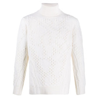 Dondup roll-neck cable knit jumper - Neutro