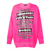 Dsquared2 Blusa de moletom Pink n Punk - Rosa