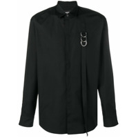 Dsquared2 buckle strap detailed shirt - Preto