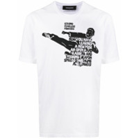Dsquared2 Camiseta Strong Fearless Fighters - Branco