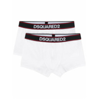 Dsquared2 Pacote 2 cuecas boxer com logo - Branco