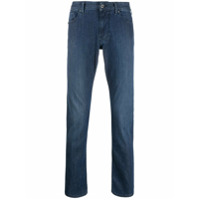 Emporio Armani Calça jeans cintura baixa - Azul