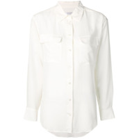 Equipment Camisa de cetim clássica - Branco