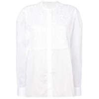 Ermanno Scervino Camisa com renda floral - Branco