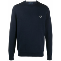 Fred Perry embroidered logo sweatshirt - Azul