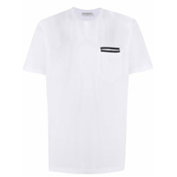 Givenchy ribbon trimmed logo T-shirt - Branco