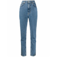 Helmut Lang Calça jeans cenoura cintura alta - Azul