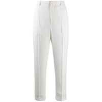 Isabel Marant pressed crease trousers - Branco