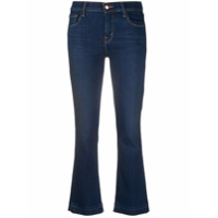 J Brand Calça jeans cropped cintura alta - Azul