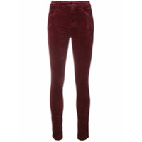 J Brand Calça jeans skinny cintura alta - Vermelho