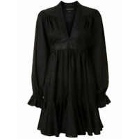 Karen Walker Vestido Dandelion com amarração - BLACK