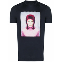 Limitato Camiseta com estampa David Bowie - Azul