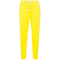 Mira Mikati drawstring fastening track pants - Amarelo