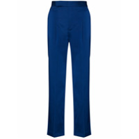 Mira Mikati high-waisted straight-leg trousers - Azul