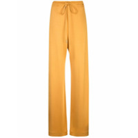Monse Calça pantalona com cintura alta - Amarelo