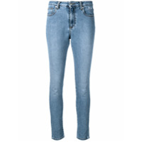 MSGM Calça jeans skinny cintura alta - Azul