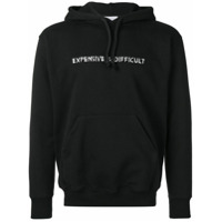 Nasaseasons 'Expensive & difficult' embroidered hoodie - Preto