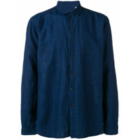 Oliver Spencer Camisa Rockwell de linho - Azul