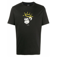 Paul Smith Camiseta com estampa Angel Monkey - Preto