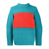 Paul Smith Suéter color block de tricô - Azul