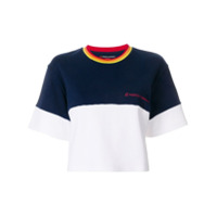 Perfect Moment Blusa cropped color block - Azul