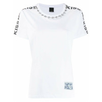 Pinko Camiseta com aplicação de cristais - Branco