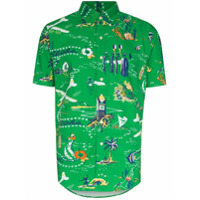 Polo Ralph Lauren Camisa com estampa havaiana - Verde