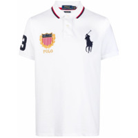 Polo Ralph Lauren embroidered-logo polo shirt - Branco