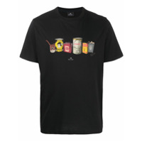 PS Paul Smith Camiseta com estampa Oil Cans - Preto