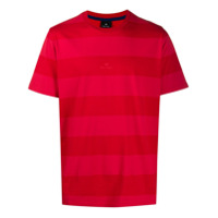 PS Paul Smith striped crew neck T-shirt - Vermelho