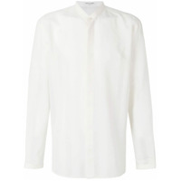 Saint Laurent Camisa gola padre em algodão - Branco