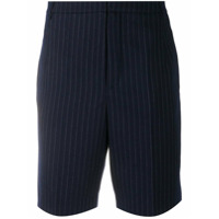 Saint Laurent pinstripe Bermuda shorts - Azul