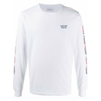 Saturdays Nyc Camiseta mangas longas com listras - Branco
