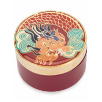 Shanghai Tang Caixa com estampa de dragão - Vermelho