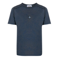 Stone Island embroidered logo t-shirt - Azul