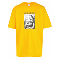 Supreme Camiseta com detalhe de estampa - Laranja