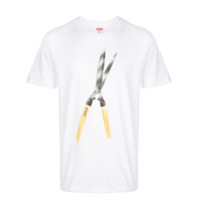 Supreme Camiseta Shears com estampa - Branco