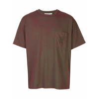 Supreme Camiseta x Stone Island com bolso - Vermelho