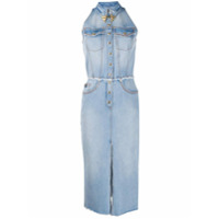 Versace Jeans Couture Vestido jeans slim - Azul