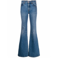 Victoria Victoria Beckham Calça jeans flare com cintura alta - Azul