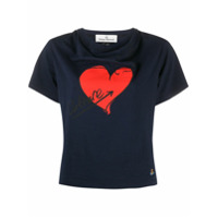 Vivienne Westwood heart print organic cotton T-shirt - Azul